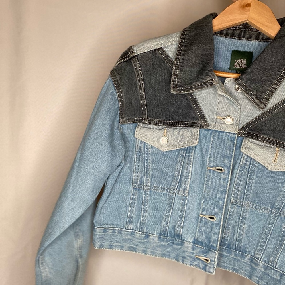 Cute fashionable jean jacket